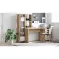 Preview: Schreibtisch Sonoma-Eiche 138,5 x 55 x 143 cm Holzwerkstoff