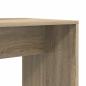 Preview: Schreibtisch Sonoma Eiche 138.5 x 55 x 143 cm Holzwerkstoff