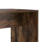 Preview: Schreibtisch Räuchereiche 138.5 x 55 x 143 cm Holzwerkstoff