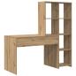 Preview: Schreibtisch Artisan-Eiche Holzwerkstoff 138,5 x 55 x 143 cm