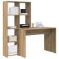 Preview: Schreibtisch Artisan-Eiche Holzwerkstoff 138,5 x 55 x 143 cm