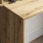 Preview: Schreibtisch Artisan-Eiche Holzwerkstoff 138,5 x 55 x 143 cm