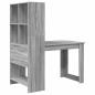 Preview: Schreibtisch Graues Sonoma 122 x 67 x 145 cm Holzwerkstoff