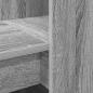 Preview: Schreibtisch Graues Sonoma 122 x 67 x 145 cm Holzwerkstoff