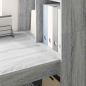 Preview: Schreibtisch Graues Sonoma 122 x 67 x 145 cm Holzwerkstoff