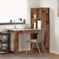 Preview: Schreibtisch mit Regal Altholz 122 x 67 x 145 cm Holzwerkstoff