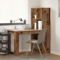 Preview: Schreibtisch mit Regal Altholz 122 x 67 x 145 cm Holzwerkstoff