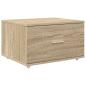 Preview: Schreibtisch Sonoma-Eiche 131,5 x 50 x 106,5 cm Holzwerkstoff