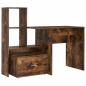 Preview: Schreibtisch Räuchereiche 131,5 x 50 x 106,5 cm Holzwerkstoff