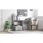 Preview: Schreibtisch Graues Sonoma 131,5 x 50 x 106,5 cm Holzwerkstoff