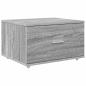 Preview: Schreibtisch Graues Sonoma 131,5 x 50 x 106,5 cm Holzwerkstoff