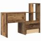 Preview: Schreibtisch Altholz 131,5 x 50 x 106,5 cm Holzwerkstoff