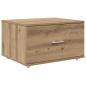 Preview: Schreibtisch Eiche handwerklich 131,5 x 50 x 106,5 cm