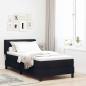 Preview: ARDEBO.de - Boxspringbett Schwarz und Weiß und Schwarz