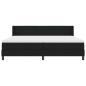 Preview: Boxspringbett Gestreift Schwarz und Weiß und Schwarz