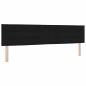 Preview: Boxspringbett Schwarz und Weiß und Schwarz 200 x 200 cm