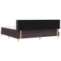 Preview: Boxspringbett mit Kopfteil Dunkelbraun 200 x 200 cm Holz