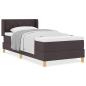 Preview: Boxspringbett Dunkelbraun 100 x 200 cm Schaum und Polsterung