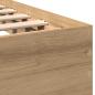 Preview: Bettgestell mit Kopfteil Artisan Eiche 100 x 200 cm