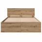 Preview: Bettgestell mit Kopfteil Artisan Eiche 120 x 190 cm