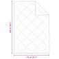 Preview: ARDEBO.de - Steppbett mit Kissen 2 pcs Weiß 135 x 200 cm Mikrofaser