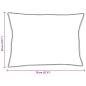 Preview: ARDEBO.de - Steppbett mit Kissen 2 pcs Weiß 140 x 220 cm Mikrofaser