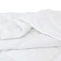 Preview: Sommer Bettdecke mit Kissen 2 pcs Weiß 140 x 200 cm Mikrofaser