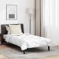 Preview: ARDEBO.de - Bettdecke mit Kissen 2 pcs Weiß 155 x 200 cm Mikrofaser