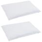 Preview: Bettdecke 3 pcs Weiß 200 x 200 cm Daunen