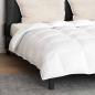 Preview: Bettdecke 3 pcs Weiß 200 x 200 cm Daunen