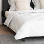 Preview: Bettdecke mit Kissen 3 pcs Weiß 200 x 200 cm Mikrofaser