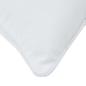 Preview: Bettdecke mit Kissen 3 pcs Weiß 240 x 220 cm Mikrofaser