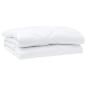 Preview: Bettdecke mit Kissen 3 pcs Weiß 240 x 220 cm Mikrofaser