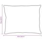 Preview: Bettdecke mit Kissen 3 pcs Weiß 260 x 220 cm Mikrofaser