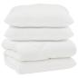 Preview: Bettdecke Sonstiges mit Kissen 3 pcs Weiß 240 x 260 cm Mikrofaser
