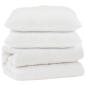 Preview: Bettdecke Sonstiges mit Kissen 3 pcs Weiß 240 x 200 cm Mikrofaser