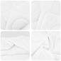 Preview: Bettdecke Sonstiges mit Kissen 3 pcs Weiß 260 x 220 cm Mikrofaser
