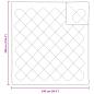 Preview: Bettdecke Sonstiges mit Kissen 3 pcs Weiß 240 x 260 cm Mikrofaser