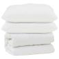Preview: Bettdecke Sonstiges mit Kissen 3 pcs Weiß 240 x 260 cm Mikrofaser