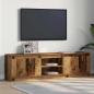 Preview: ARDEBO.de - TV-Schränk Braun 180 x 34 x 50 cm Wuchsplatte und Spanplatte