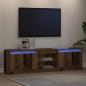 Preview: TV-Schränk Braun 180 x 34 x 50 cm Wuchsplatte und Spanplatte