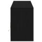Preview: TV-Schränk Schwarz 182 x 34 x 50 cm Wuchsplatte und Spanplatte