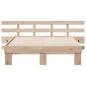 Preview: Bettgestell mit Schubladen Braun 140 x 190 cm