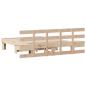 Preview: Bettgestell mit Schubladen Braun 140 x 190 cm