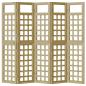 Preview: Outdoor Sichtschutz 5 pcs Braun 200 x 180 cm