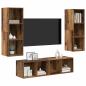 Preview: TV-Schrank Set 3 pcs Altholz 37 x 37 x 142,5 cm Holzwerkstoff