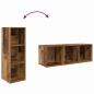 Preview: TV-Schrank Set 3 pcs Braun 107 x 35 x 37 cm Holzwerkstoff