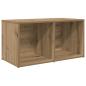 Preview: TV-Schrank Set 3 pcs Braun 107 x 35 x 37 cm Holzwerkstoff