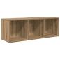 Preview: TV-Schrank Set 3 pcs Braun 107 x 35 x 37 cm Holzwerkstoff