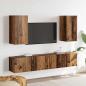 Preview: ARDEBO.de - TV-Schrank-Set 4 pcs Altholz 160 x 30 x 30 cm Holzwerkstoff